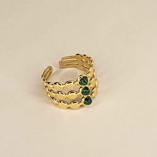 Verdant Crown Ring