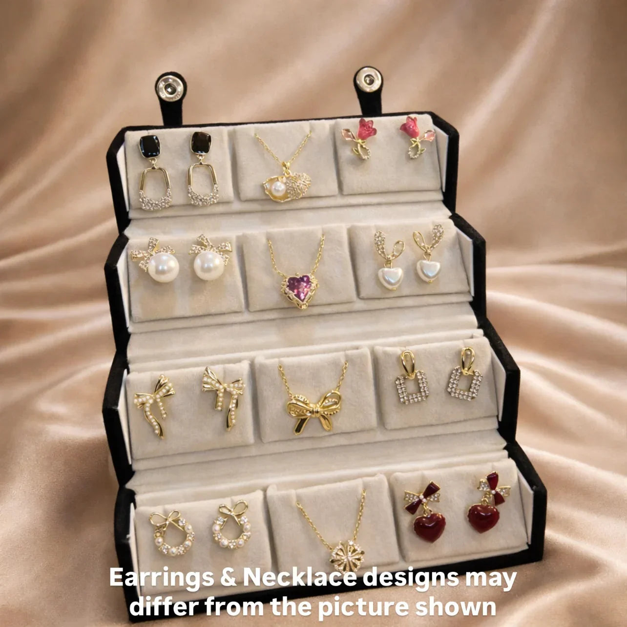 Anniversary gift for wife | Earrings & Necklace Combo Set with Premium Jewellery Box