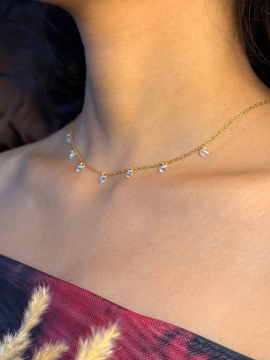 Glimmering Dewdrop Necklace