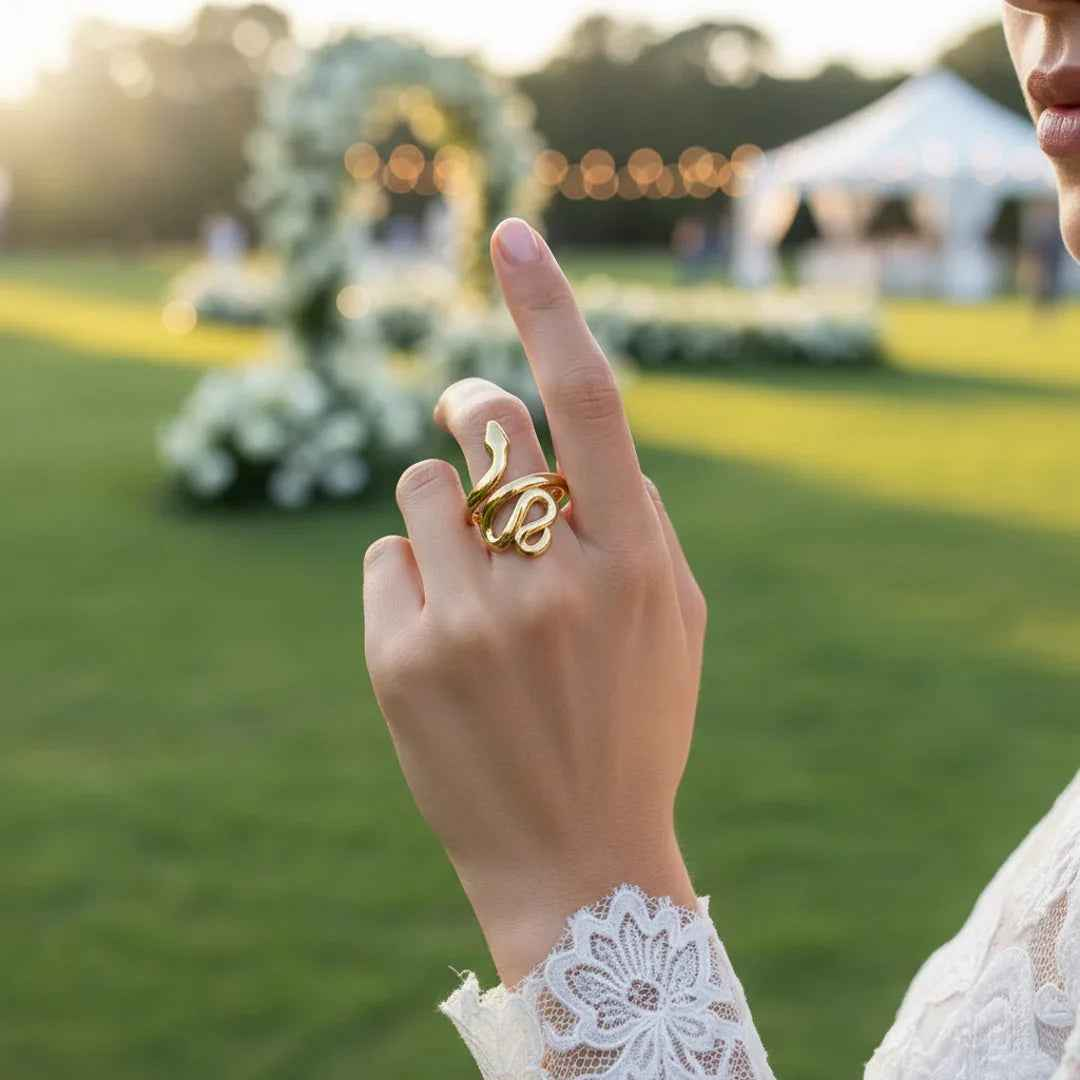 Serpentine Embrace Ring