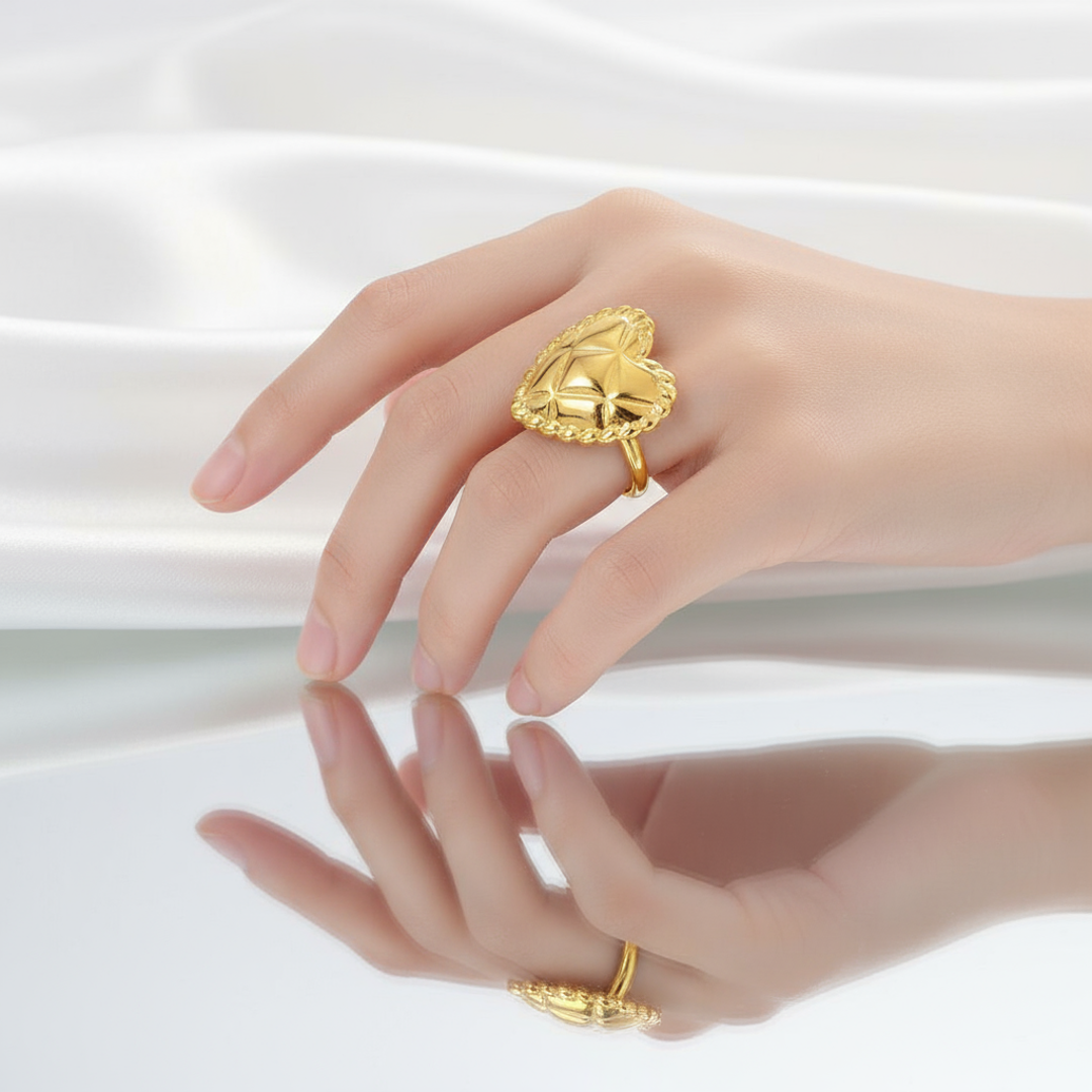 Puffy Heart Ring
