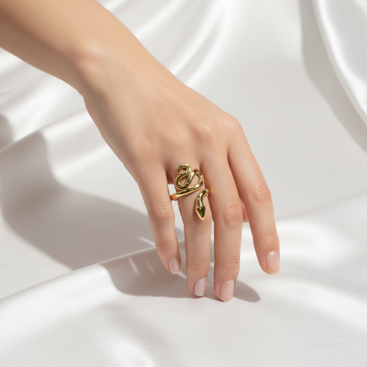 Serpentine Embrace Ring