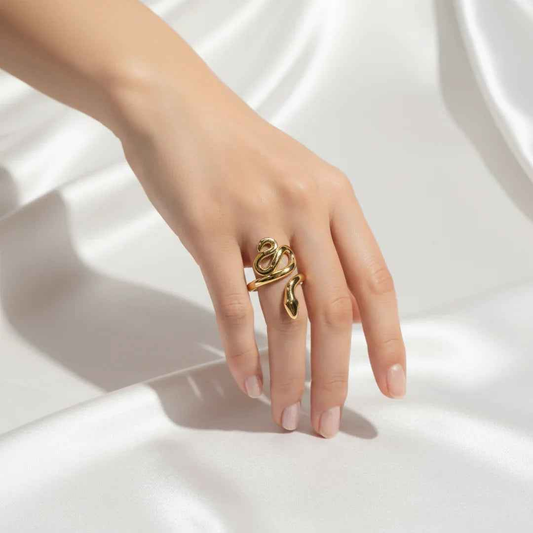 Serpentine Embrace Ring