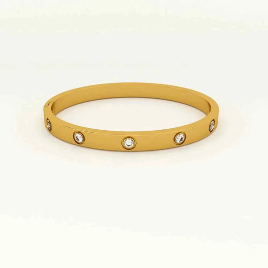 Crystal Love Bangle Bracelet