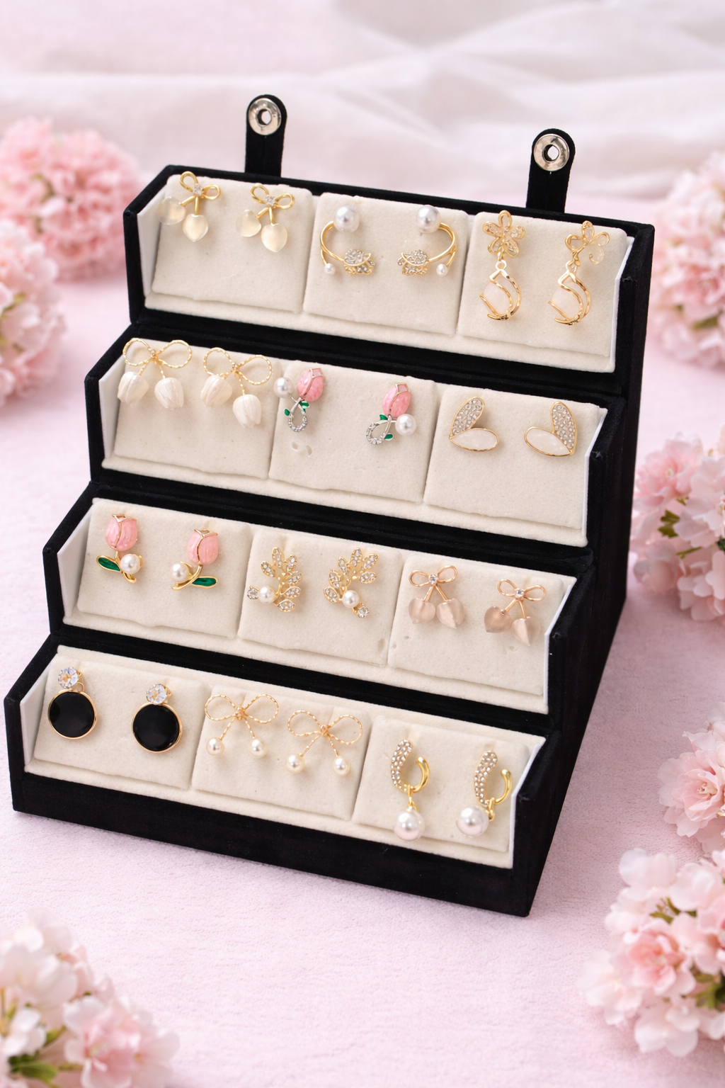 Birthday Gift For Girls | Trendy Korean Earrings Box