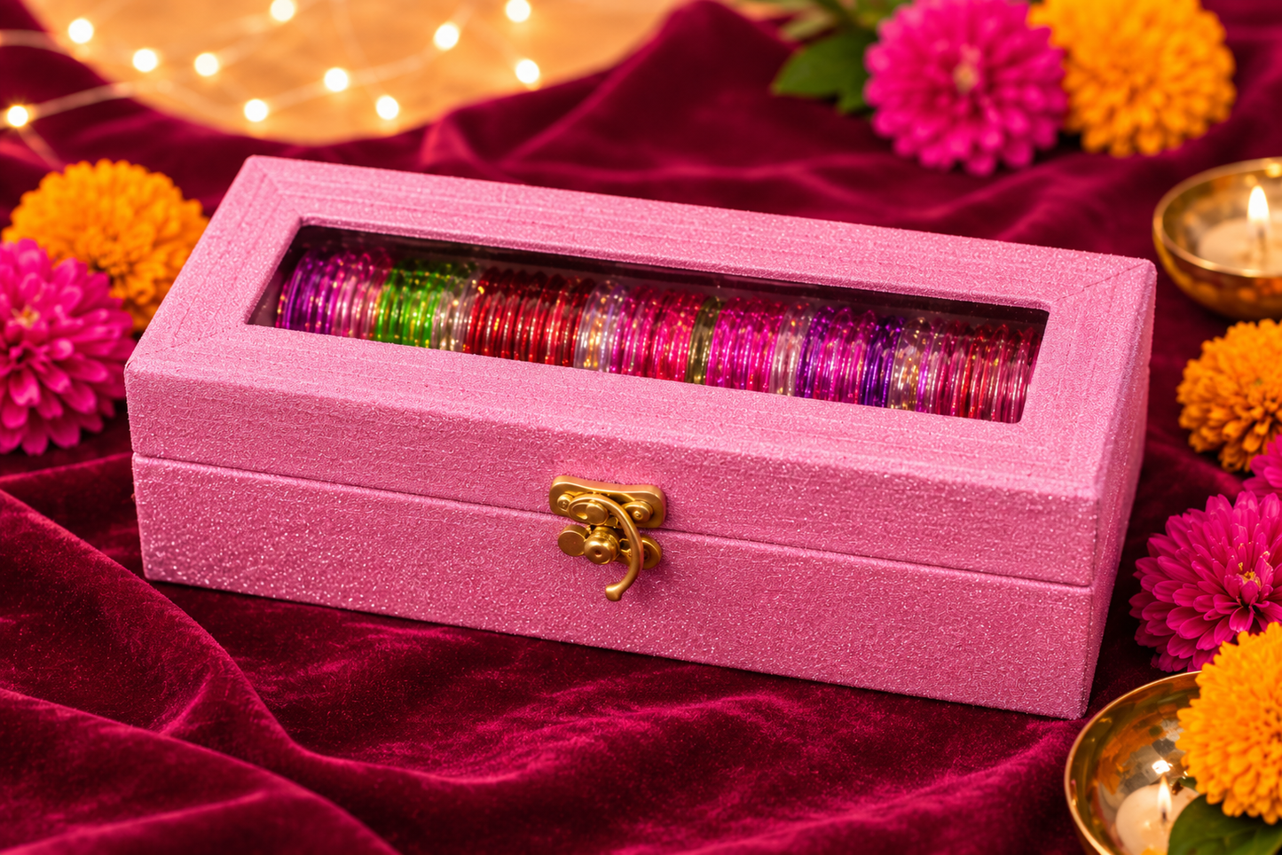 Premium Bangle Box | Jelly Bangles & Ghungroo Bangles