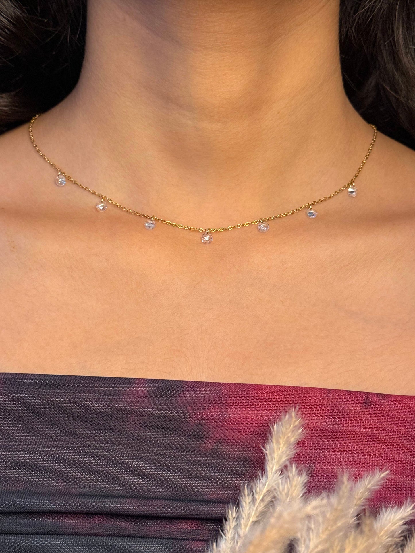 Glimmering Dewdrop Necklace