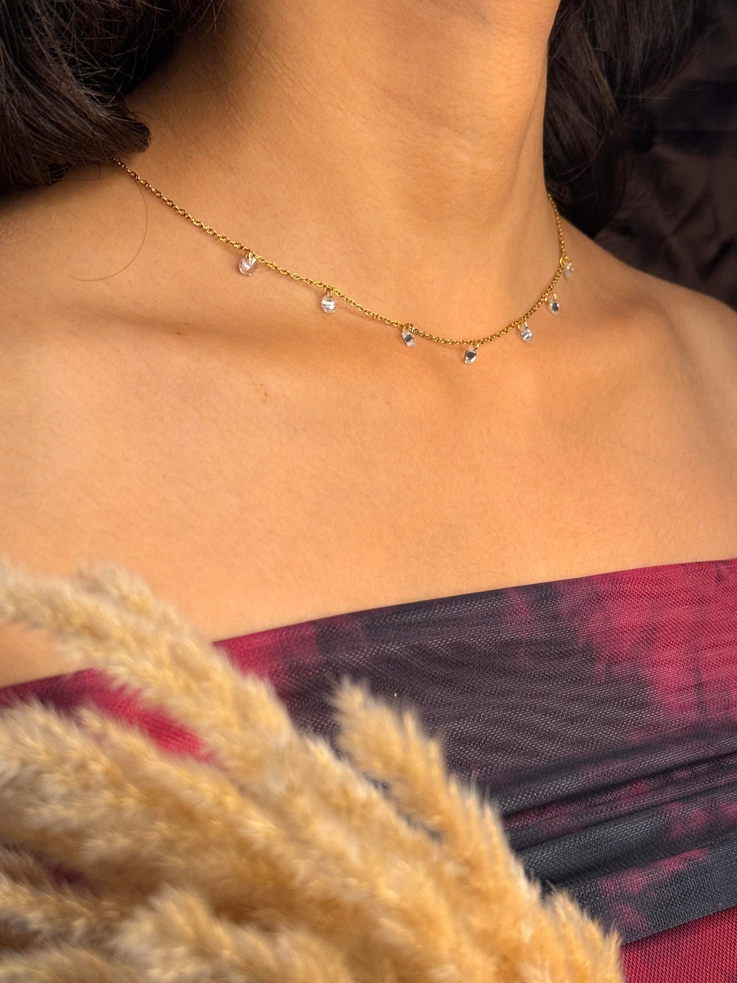 Glimmering Dewdrop Necklace