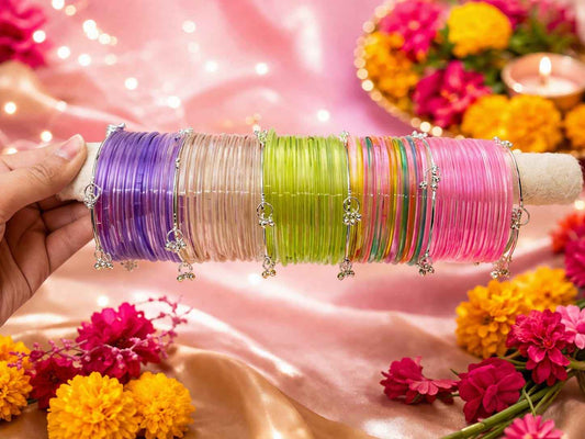 Premium Jelly Bangle Box | Jelly + Ghungroo Bangles with Premium Storage Box