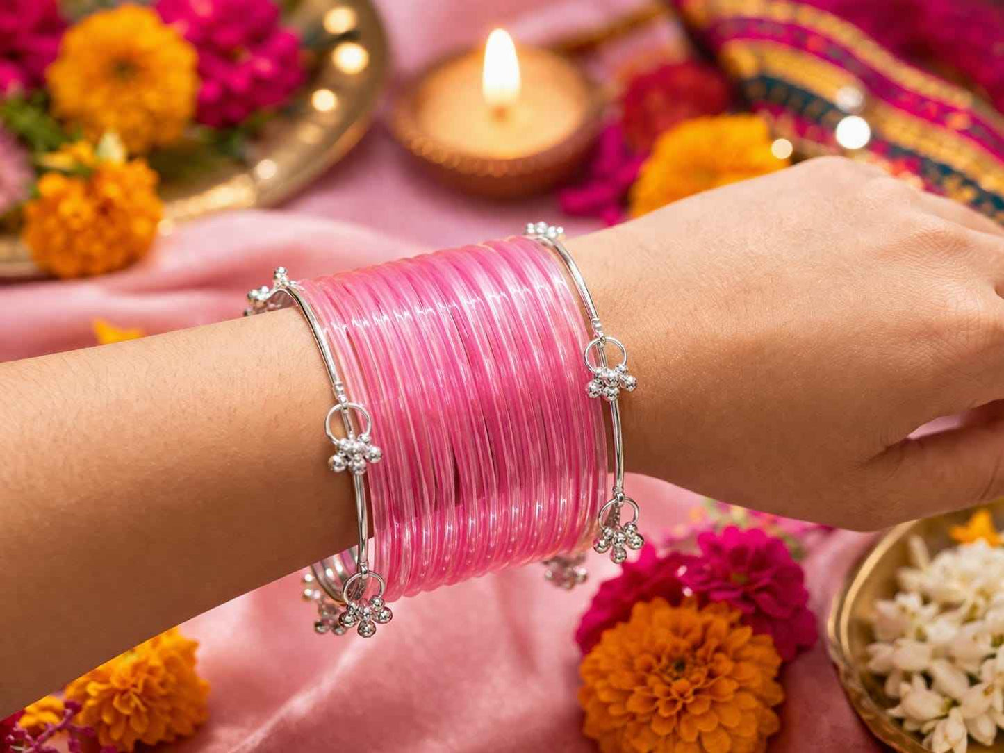 Premium Jelly Bangle Box | Jelly + Ghungroo Bangles with Premium Storage Box