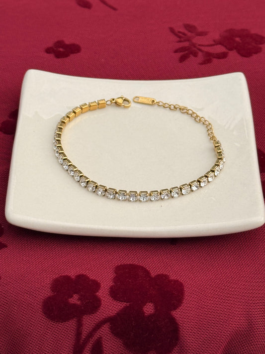 Classic Crystal Tennis Bracelet