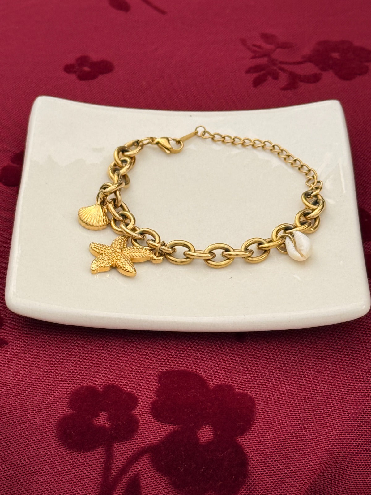 Seaside Starfish Charm Bracelet