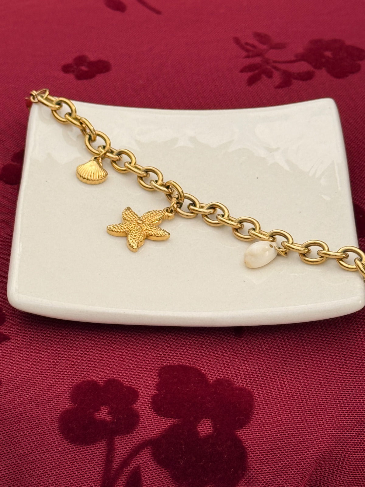 Seaside Starfish Charm Bracelet