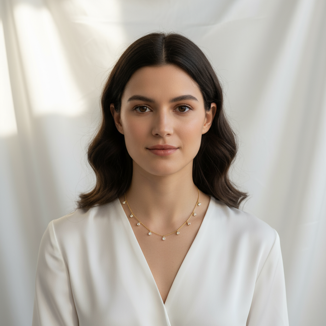 Glimmering Dewdrop Necklace