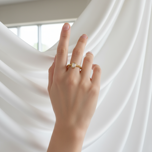 Dazzling Crown Ring