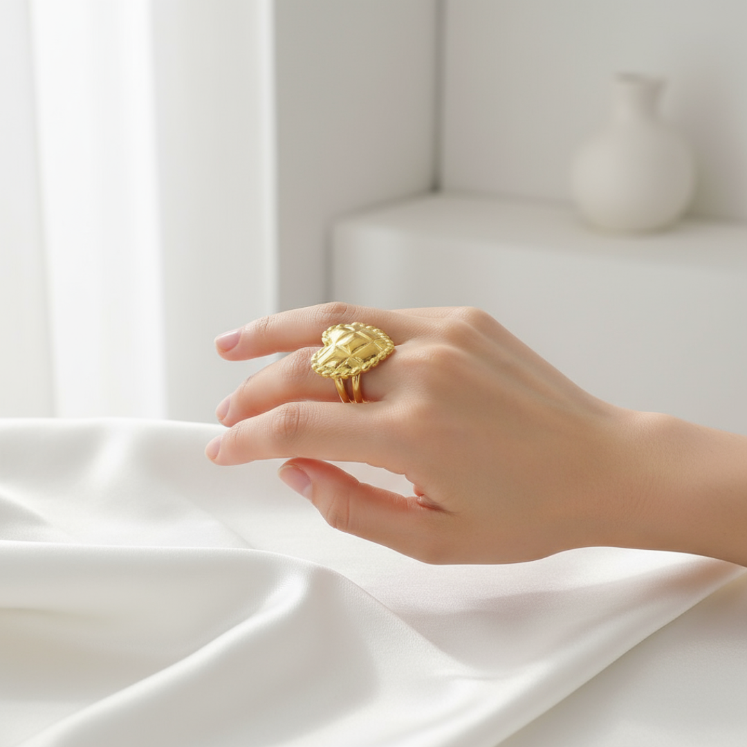 Puffy Heart Ring