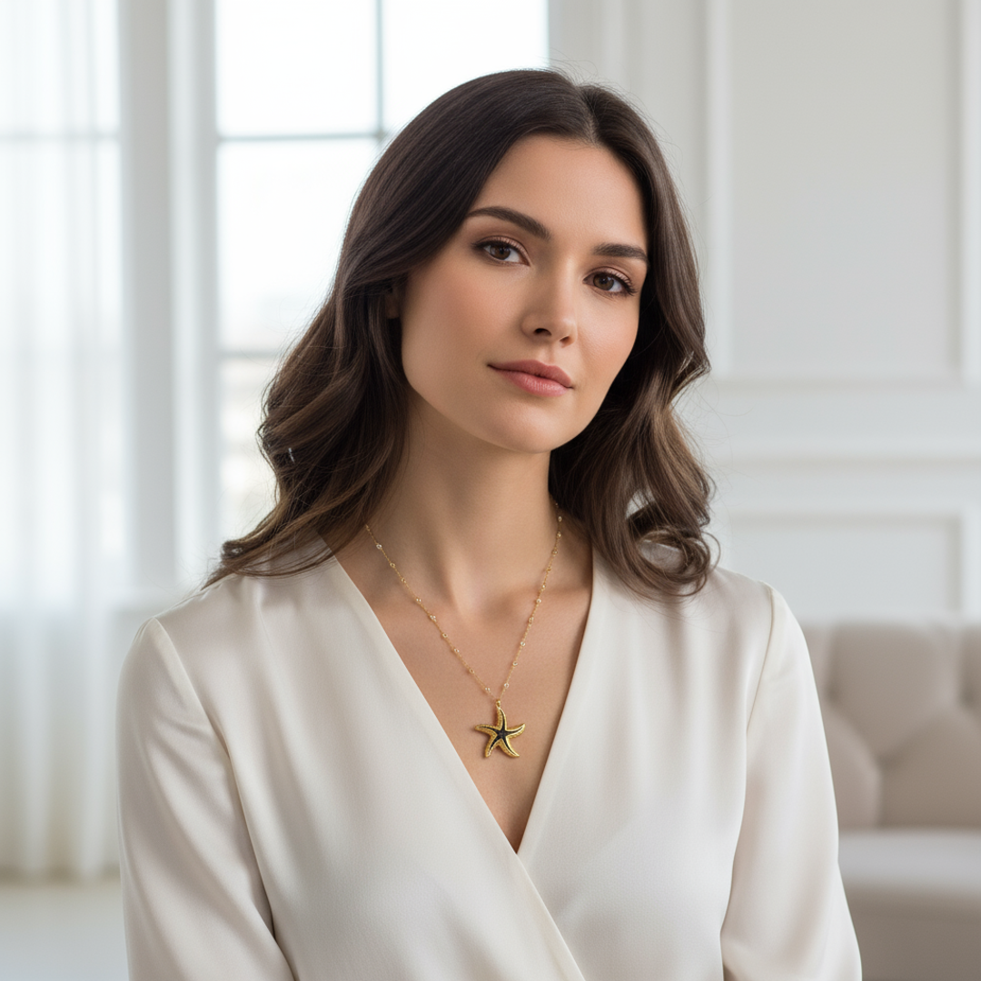 Stellar Pearl Necklace
